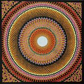 Dot mandala . Un proyecto de Bellas Artes, Pintura acrílica y Pintura decorativa de Camila - 05.11.2023