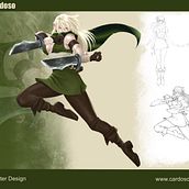 Meu projeto do curso: Design de personagens com identidade no Procreate. Un progetto di Illustrazione tradizionale, Character design, Illustrazione digitale, Disegno artistico, Disegno digitale e Disegno anatomico di Rafael Cardoso Neves - 05.11.2023