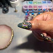 My project for course: Introduction to Nail Art. Design, Painting, Pattern Design, Decorative Painting, Artistic Drawing, Fashion Design, and Fashion Illustration	 project by supern0va - 11.06.2023