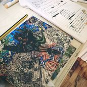 Progetto di Poesia Visiva, raccontare storie con foto e versi uniti ad una mia illustrazione fantasy. . Portrait Photograph, Digital Photograph, Fine-Art Photograph, Lifest, le Photograph, Self-Portrait Photograph, and Traditional illustration project by Andre Rebai - 10.31.2023