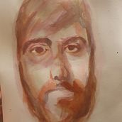 Meu projeto do curso: Retrato artístico em aquarela Ein Projekt aus dem Bereich Bildende Künste, Malerei, Aquarellmalerei und Porträtzeichnung von Daniana Soares pinheiro - 06.11.2023