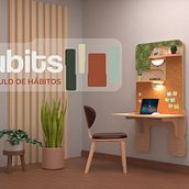 Hubits, módulo de hábitos. Projekt z dziedziny Projektowanie i w, rób mebli, Wzornictwo przem, słowe i Projektowanie oświetlenia użytkownika Andrea Carolina Zambrano Herrera - 06.11.2023