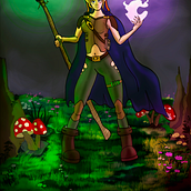 Mi proyecto del curso: Ilustración de personajes fantásticos de estilo cartoon. Traditional illustration, Character Design, Digital Illustration, and Digital Drawing project by anshe79 - 11.02.2023
