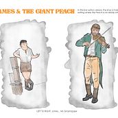 Retelling of James and the Giant Peach. Un progetto di Character design, Arte concettuale, Cinema, video e TV, Direzione artistica, Costume design e Cinema di Sam Valladares - 03.11.2023