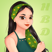 My project for course: Female Character Portraits in Procreate. Traditional illustration, Digital Illustration, and Digital Drawing project by Federica Maccari - 11.06.2023
