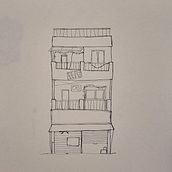 My project for course: Expressive Architectural Sketching with Colored Markers. Un progetto di Bozzetti, Disegno, Illustrazione architettonica, Sketchbook e Illustrazione con inchiostro di Simona Campidano - 07.11.2023