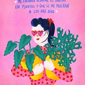 Mis plantas. Un projet de Design , Illustration traditionnelle, Direction artistique, Design graphique, Beaux Arts, Conception d'affiches, B , et e dessinée de Rodrigo Luxon - 07.11.2023