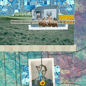 Mon projet du cours :  Collage artistique avec des techniques mixtes. Collage, Digital Illustration, and Editorial Illustration project by Valerie Felder - 11.07.2023