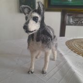 Mi proyecto del curso: Creación de animales con needle felting. Un progetto di Artigianato, Design di giocattoli, Fiber Art, Needle felting e Textile Design di Irma Carreño - 07.11.2023