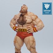 Zangief Collectible Statue. 3D Design, and Digital Design project by Frederyco Martins - 11.07.2023
