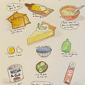 Recette de cuisine illustrée Ein Projekt aus dem Bereich Traditionelle Illustration von July CB - 03.11.2023