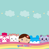 Personajes Genkistore. Character Design, Br, ing, Identit, and Design project by Laura Vargas - 01.29.2021