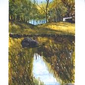 My project for course: Natural Landscapes in Watercolor. Fine Arts, Painting, and Watercolor Painting project by HENDRA YAHYA - 11.08.2023