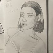 Il mio progetto del corso: Ritratto su blocco da disegno: esplora il volto umano. Een project van  Schetsen,  Tekening,  Portrettekening,  Artistieke tekening y Sketchbook van Luigi La Bella - 08.11.2023