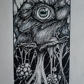 Eldritch. Traditional illustration project by Aisling Mc Gann - 01.02.2023