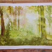 Il mio progetto del corso: Paesaggi incantevoli ad acquerello: dipingi con la luce. Painting, and Watercolor Painting project by Alessia Lanciotti - 11.09.2023