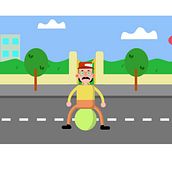 Meu projeto do curso: Animação e desenho de personagens no After Effects. Motion Graphics, Animation, Character Design, Character Animation, and 2D Animation project by Rui Filipe Costa Andrade Silva - 11.10.2023
