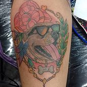 Mi proyecto del curso: Técnicas de color para tatuajes. Un proyecto de Ilustración tradicional, Dibujo, Ilustración digital, Diseño de tatuajes y Dibujo digital de Nataly Paola Cardiel Muñoz - 05.11.2023