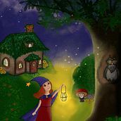 My project for course: Children’s Illustration with Procreate: Paint Magical Scenes. Digital Illustration, Children's Illustration, Digital Painting, and Picturebook project by Cristina Ghiorghiu - 11.07.2023