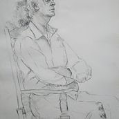 RECENT LIFE DRAWING FROM THE MODEL. Un proyecto de Bellas Artes, Dibujo de Retrato y Dibujo artístico de Richard Mabe - 10.11.2023