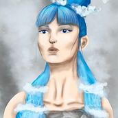 My project for course: Digital Fantasy Portraits with Photoshop. Traditional illustration, Drawing, Digital Illustration, Portrait Drawing, Digital Drawing, and Digital Painting project by Karola Kruk - 03.10.2023