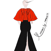 Proyecto final. . Fashion Design, and Traditional illustration project by Marcell Santana - 11.10.2023