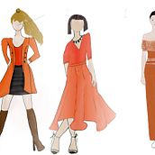 Mi proyecto del curso: Ilustración de bocetos de moda. Traditional illustration, Sketching, Fashion Design, Digital Drawing, and Fashion Illustration	 project by Marcell Santana - 11.11.2023