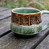 My project for course: Stamp Making for Textured Pottery. Projekt z dziedziny Craft,  Sztuki piękne,  Dekoracja wnętrz, Ceramika i DIY użytkownika Triin K - 11.11.2023