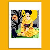 Mijn project van de cursus: Inleiding tot gouache: een bonte reis naar Japan. Un projet de Illustration traditionnelle, Beaux Arts, Peinture , et Peinture gouache de Hanneke Wetzer - 29.11.2023