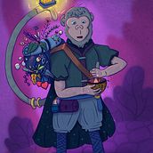 My project for course: Illustrating Fantastical Animals with Procreate  Ein Projekt aus dem Bereich Traditionelle Illustration, Design von Figuren, Zeichnung, Digitale Illustration, Stor, telling und Erzählung von Francesca Cavatorta - 11.11.2023