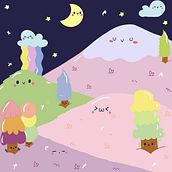 Mi proyecto del curso: Diseño de mundos kawaii: crea ilustraciones alegres. Character Design, Digital Illustration, and Manga project by Diana Melissa - 11.11.2023