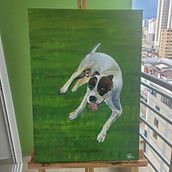 Mi proyecto del curso: Retrato realista de mascotas con pintura al óleo . % hectorcabrales21 tarafından hazırlanan Güzel sanatlar, Tablo, Yağlıbo, a Resim, Doğalcı İllüstras, Ve on projesi - 11.12.2023
