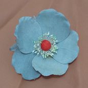 My project for course: Floral Textiles: Make 3D Accessories with Denim. Floral, Plant Design, and Textile Design project by tiga - 11.12.2023