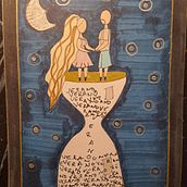 Mi proyecto del curso: Ideas ilustradas: dibuja tu universo interior. Traditional illustration, Social Media, Drawing, Digital Illustration, Instagram, and Digital Drawing project by moni.in.red - 11.12.2023