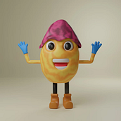 My project for course: 3D Character Creation in Blender. 3D, Design de personagens, Modelagem 3D, Design de personagens 3D, e 3D Design projeto de Rajeev Choudhary - 13.11.2023