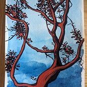My first gouache painting. Painting, and Traditional illustration project by Nicole Meehan - 11.13.2023