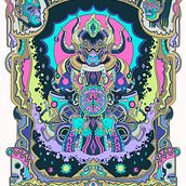 My Shabazz Palaces Illustration project for course: Commercial Illustration for Beginners. Advertising, Drawing, Digital Illustration, and Digital Drawing project by Tarik Mask - 11.08.2023