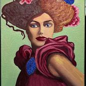 Mi proyecto del curso: Pintura al óleo: explora la creatividad en el retrato. Fine Arts, Painting, Portrait Drawing, and Oil Painting project by Mari Carmen Marro Gracia - 11.14.2023
