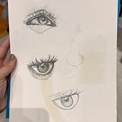 My project for course: Portrait Sketchbooking: Explore the Human Face. Un progetto di Bozzetti, Disegno, Disegno di ritratti, Disegno artistico e Sketchbook di MarieJoe Kahi - 14.11.2023