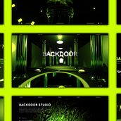 Backdoor Studio Website. Programming, UX / UI, and 3D project by Federico Fiaschi - 11.14.1998