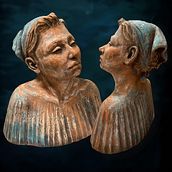 My project for course: Introduction to Clay Figurative Sculpture. Fine Arts, and Sculpture project by Rosie Kane - 11.11.2023