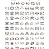 My project for course: Introduction to Icon Design. Un projet de Br, ing et identité, Design graphique , et Signalisation de Gabriel Łyszcz - 15.11.2023
