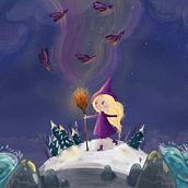 Mój projekt z kursu: Ilustracja dla dzieci w Procreate: twórz magiczne sceny Ein Projekt aus dem Bereich Digitale Illustration, Kinderillustration, Digitale Malerei und Bilderbücher von Stasia Rafalko - 15.11.2023