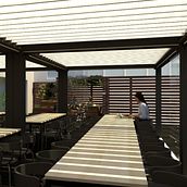 Projecto 3D | Espaço Exterior | Medicare - Lisboa, Portugal. Un projet de Modélisation 3D , et Design d'intérieur de Ana Moita - 15.11.2023
