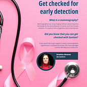 Poster: Mes de la conciencia del cáncer de mama Ein Projekt aus dem Bereich Grafikdesign von Ana Margarita Martinez Roa - 10.10.2023