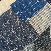 My project for course: Introduction to Japanese Sashiko Stitching. Embroider, Fiber Arts, DIY, Upc, cling, and Textile Design project by pzbrxkn7c6 - 11.16.2023