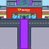 Mi proyecto del curso: Creación de escenarios pixel art para videojuegos. 2D Animation, 3D Animation, Video Games, Pixel Art, Game Design, and Game Development project by Grecia Urdapilleta - 11.16.2023