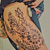 Mój projekt z kursu: Techniki tatuażu: cieniowanie pepper shading. Un progetto di Illustrazione tradizionale e Design di tatuaggi di Monika Szulc - 16.11.2023