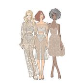 Rendas uma Paixão. Fashion Design, Digital Drawing, and Fashion Illustration	 project by Silvia Godoy Martins - 11.15.2023