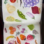 Meu projeto do curso: Técnicas de ilustração para desbloquear sua criatividade . Design, Ilustrație tradițională, Arte plastice, Pictura, Creativitate, Crearea cu copiii și Caiet de schițe de Vitória Faria - 11.17.2023